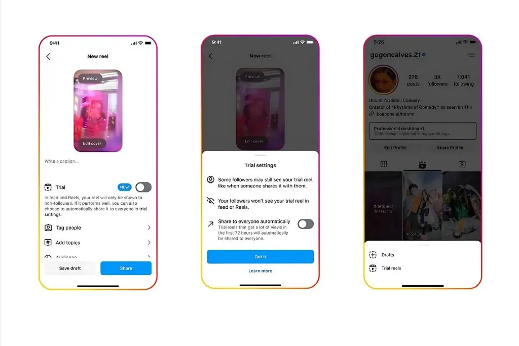 Tester ses Reels Instagram : nouvelle fonctionnalité pour booster votre visibilité