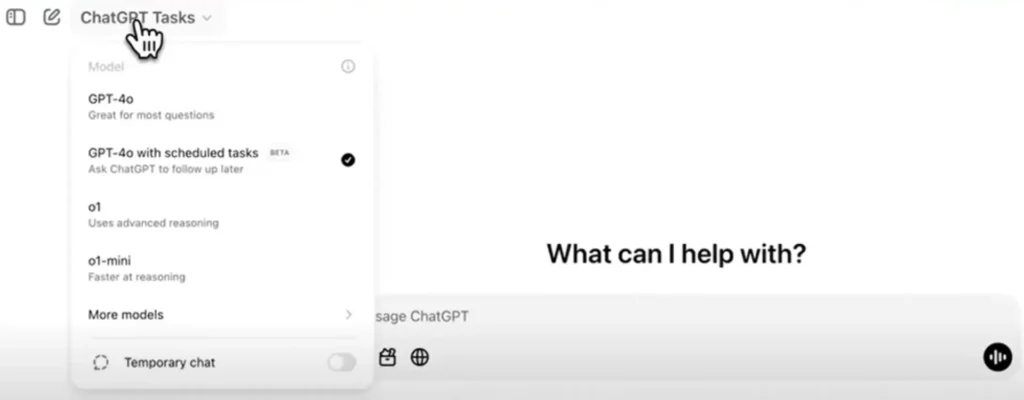 Comment activer et utiliser ChatGPT Tasks